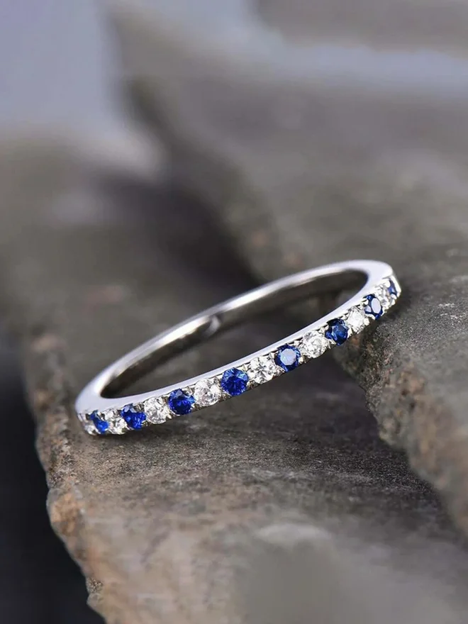 Styli Embellished Band Ring