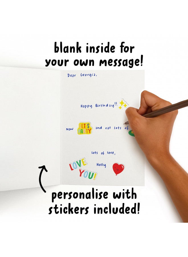 CENTRAL 23 Birthday Card for Women - Funny Birthday Cards - 'My Favorite Human Bean' - Sweet Bday Cards For Mum And Dad - Girlfriend Wife Husband - Comes With Fun Stickers - Made In The Uk - Image 2