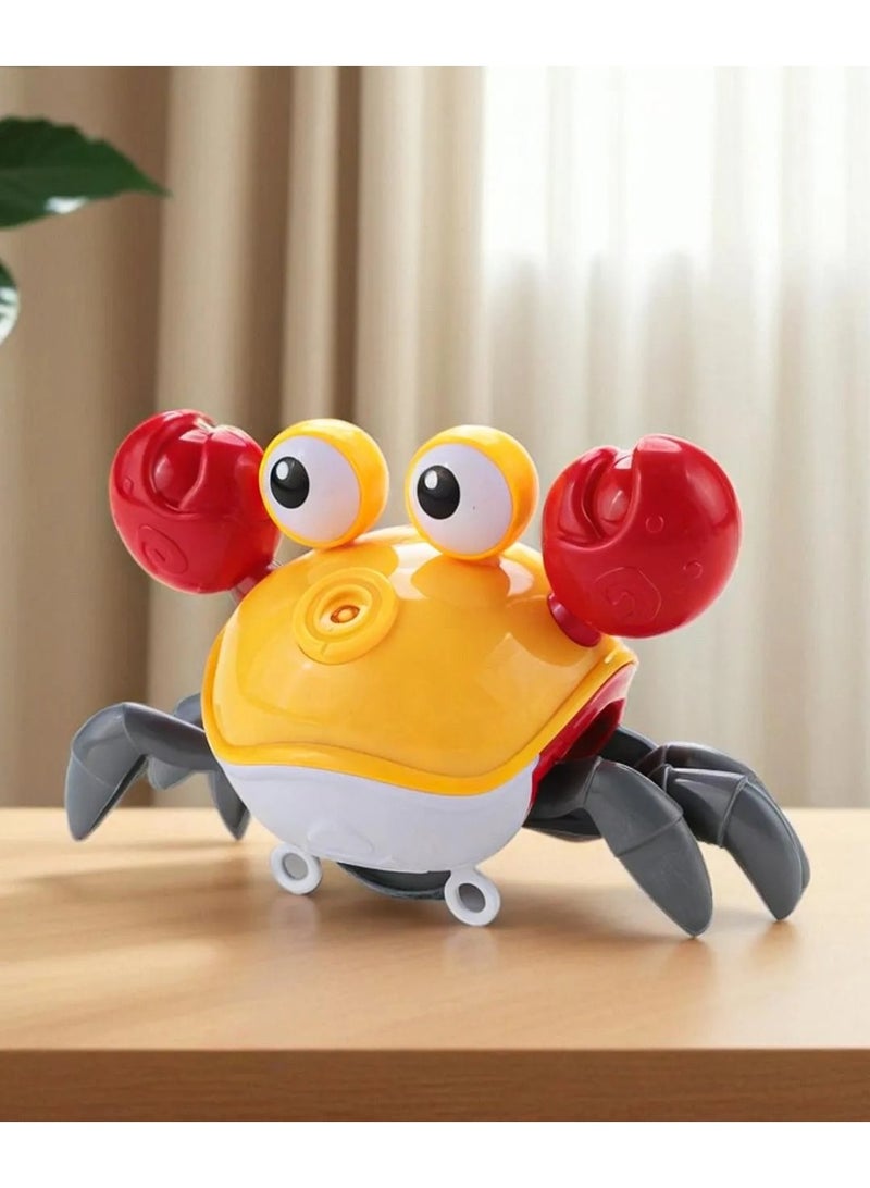 FluBuzzy Yellow Bubble Crab Blaster, Musical Remote Control Toy, Ideal for Kids 3+ - Image 1