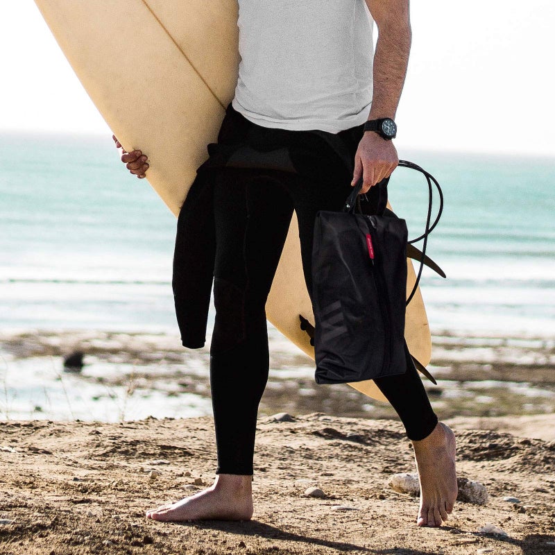 pack all Shoe Bag for Travel, Water-Resistant Shoe Pouch for Gym, Odor-Resistant Soccer Cleats Bag for Sport (Black, 1-Pack) - Image 5