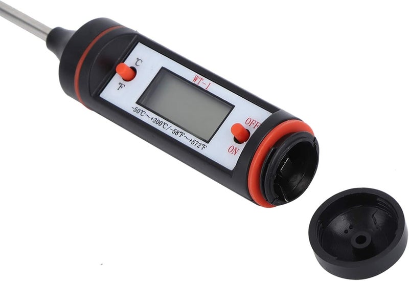 klarako Food Thermometer, Long Probe Digital Stainless Steel BBQ Thermometer, for Roasts Steaks - Image 2