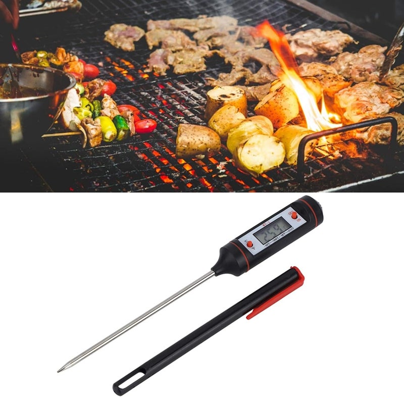 klarako Food Thermometer, Long Probe Digital Stainless Steel BBQ Thermometer, for Roasts Steaks - Image 5