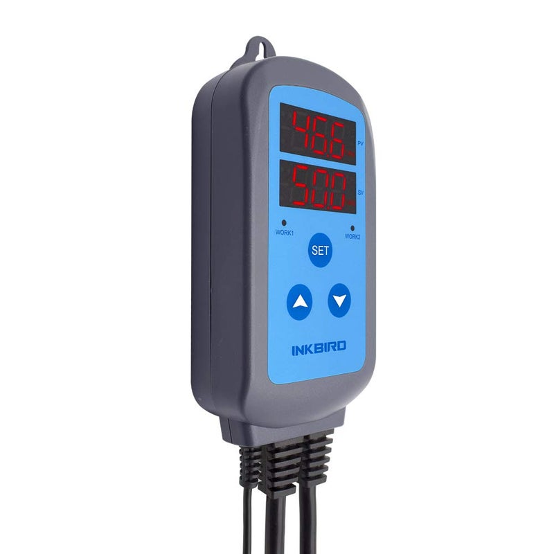 INKBIRD IHC-200 Dual Relays Digital Humidity Controller Humidistat for Humidifier Dehumidifier EU Plug - Image 5