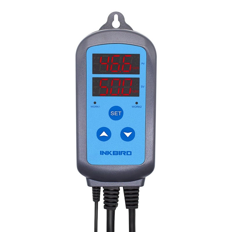 INKBIRD IHC-200 Dual Relays Digital Humidity Controller Humidistat for Humidifier Dehumidifier EU Plug - Image 1