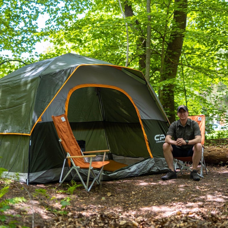 CAMPROS CP Tents for Camping 6 Person Tent Waterproof Windproof Double Layer Family Camping Tent, Easy Setup Dome Tent with Large Mesh Windows & Wider Door for Outdoor Camping & Hiking - Image 4