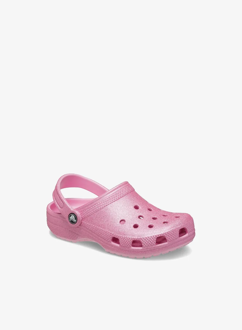 crocs Kids Classic Glitter Clog