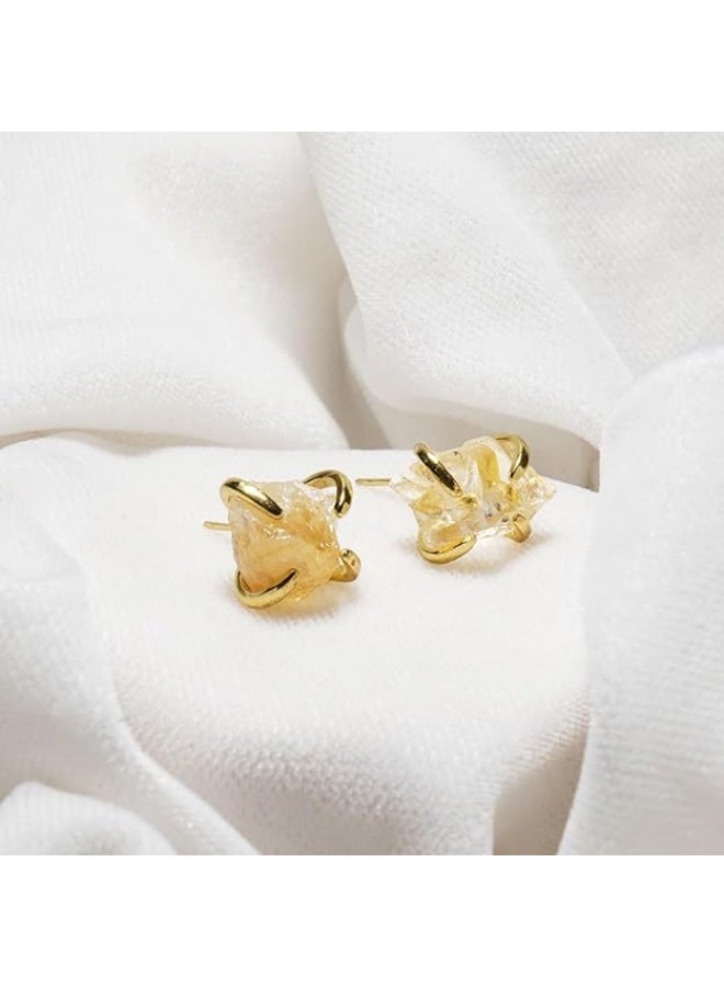 Studd Muffyn | Citrine Spider Studs - Image 3