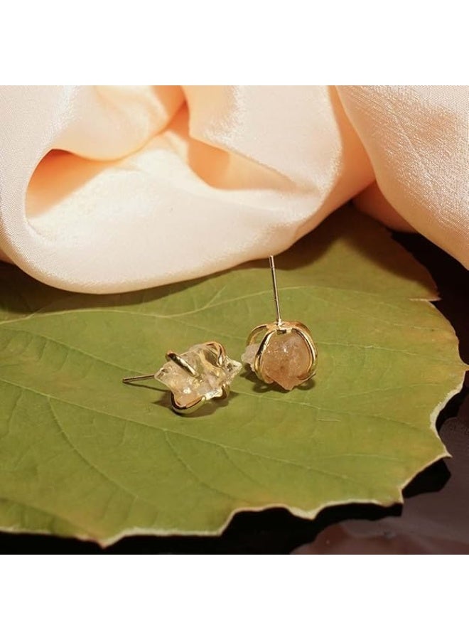 Studd Muffyn | Citrine Spider Studs - Image 4