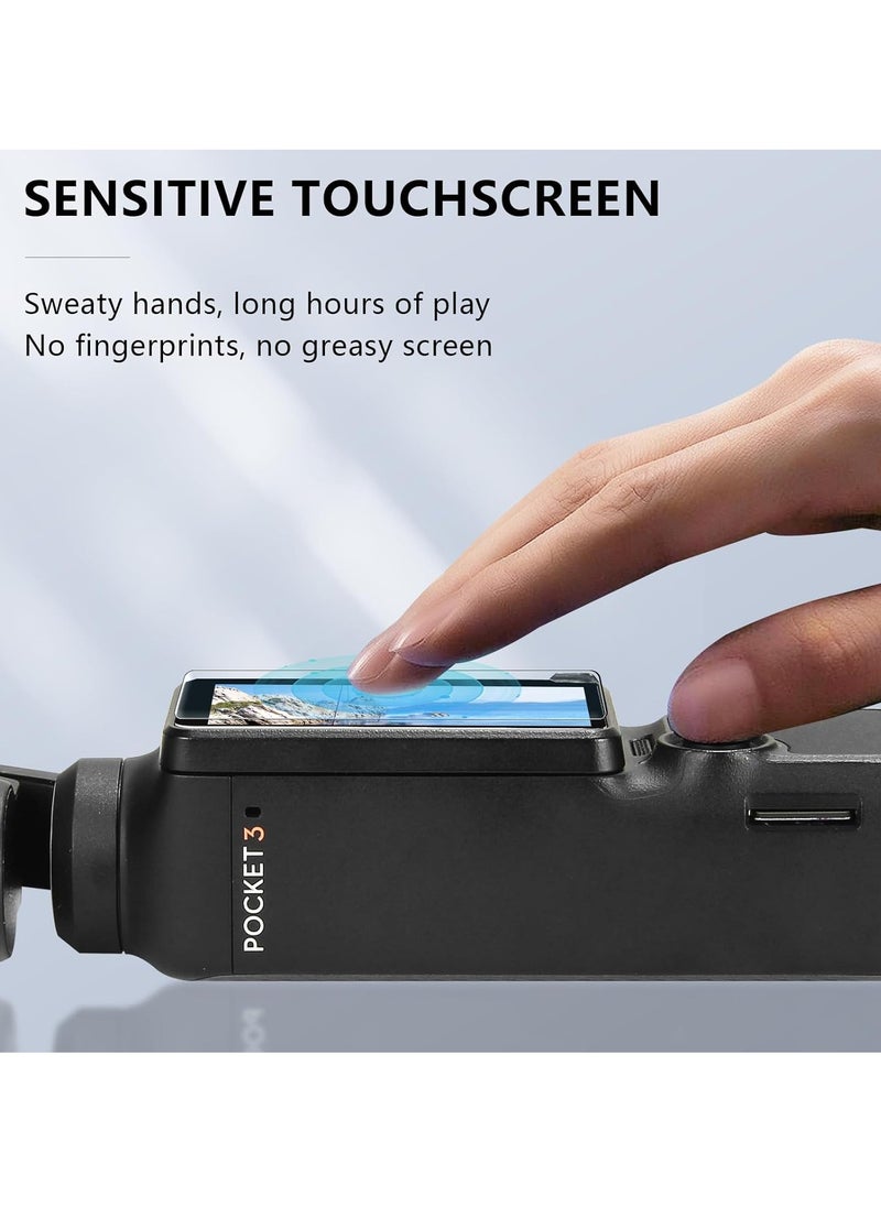AMAZEAR - Magnetic Mount Stand Compatible with DJI Osmo Pocket 3, Upgraded Pocket3 Accessories Adapter Clamp Magnet Suction Case Holder on Desktop, Vertical Surface, 180° Adjustable Handle, WITH 2 Lens Protector + 2 LCD Screen Protector - Image 1