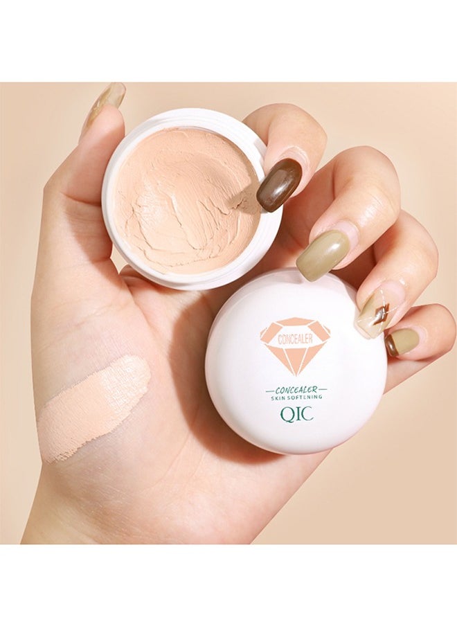 QIC Waterproof Cream Concealer Contour Makeup, Professional Caramels  for Tattoo Concealer or Corrects Dark Circles Red Marks Scars Eye Bags Freckle,Longwear&Easy to Apply  - Image 5