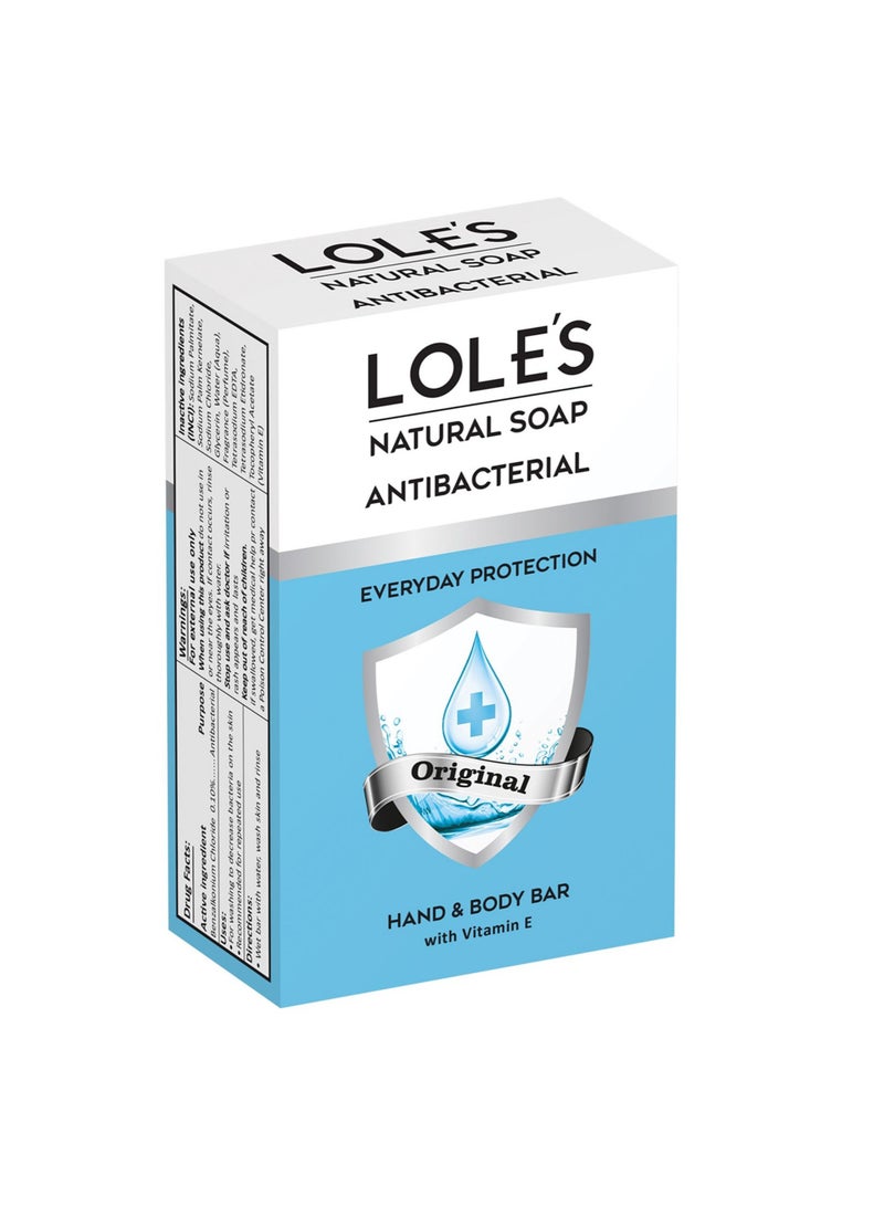 Lole's Antibacterial Hand & Body Natural Soap with Vitamin E, 100g - Image 1