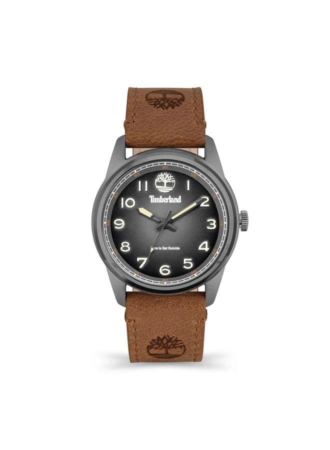 Timberland Northbridge Black Dial Leather Strap Analog Watch for Men
