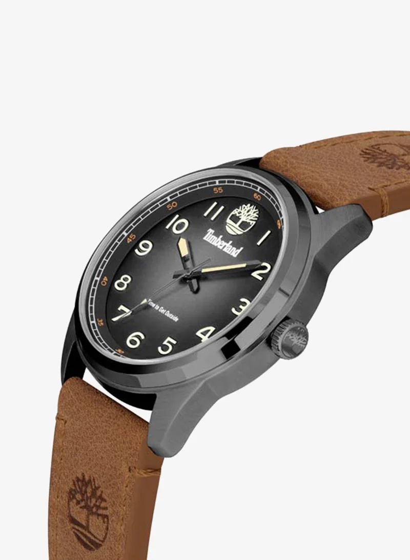 تمبرلاند Northbridge Black Dial Leather Strap Analog Watch for Men