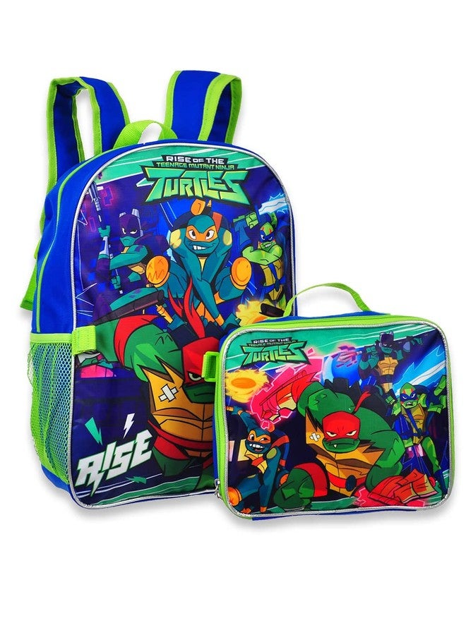 Ninja Turtles TMNT 16" Backpack With Detachable Matching Lunch Box - Image 1