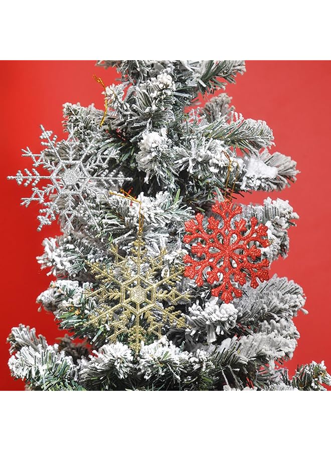 The Bros Snowflake Hanging Decorations - Christmas Decorations (golden) - Image 1