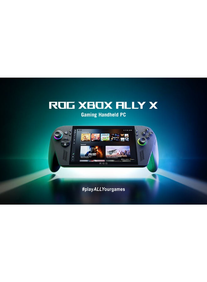 أسوس وحدة تحكم الألعاب ROG Xbox Ally X بشاشة تعمل باللمس مقاس 7 بوصات لامعة 120 هرتز، AMD Ryzen Z2 Extreme، ذاكرة RAM 24 جيجابايت، 1 تيرابايت SSD PCIE، ويندوز 11 - Image 5