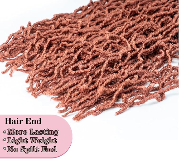 Faux Locs Crochet Hair 30 Inch Soft for Distressed Butterfly Locs 6Pack Hair for Women