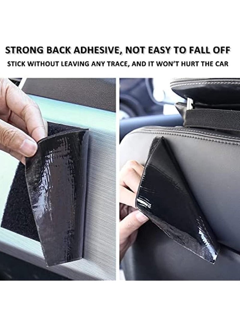 OIMG Car Seat Side PU Leather Mini Pocket Organizer Storage Bag Pen Phone Holder Tray Pouch Vehicle Seat Gap Filler Accessories For Car Seat Door Window Console(Black)  - Image 3