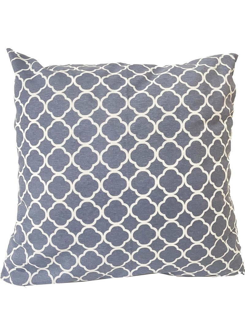 Vip Home Concept - Throw Pillow Pillow Filled Zippered Vip Pillow 1 PC - 43X43 Cm (Griçatı) - Image 1
