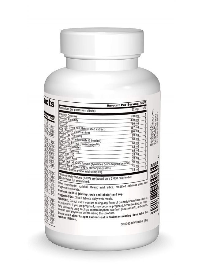 Source Naturals Elan Vital Multiple - Supports Brain, Heart, Liver, Immune, Energy Boost - 90 Tablets - Image 2