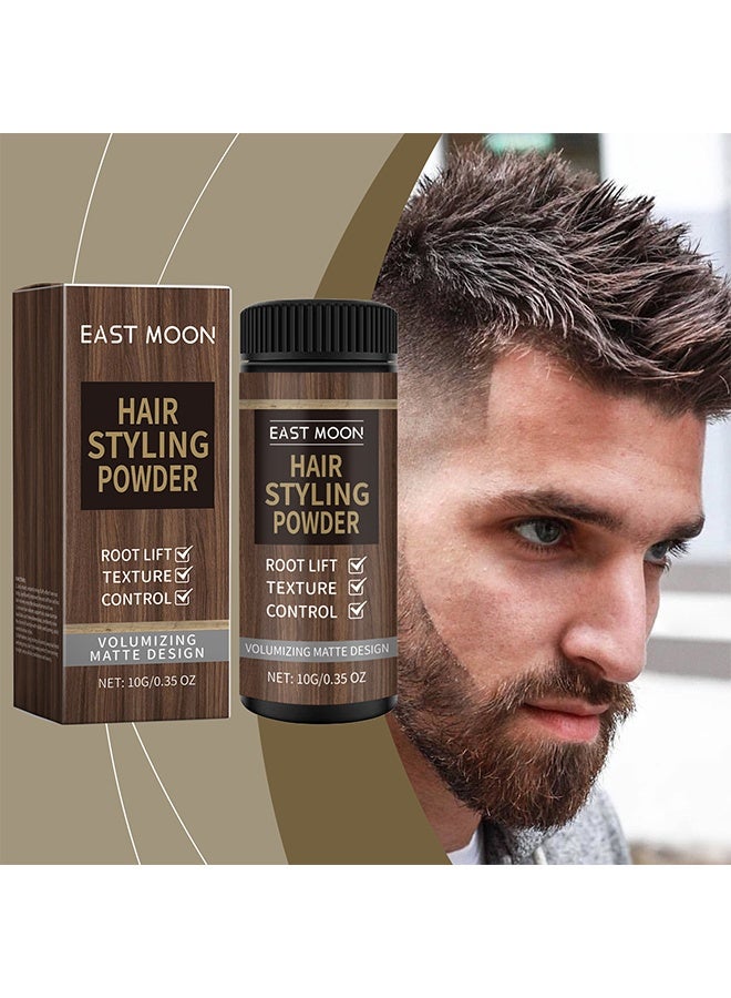 East Moon Hair Styling Powder, Texture Powder, Oil-Control Easy to Apply Lightweight Texturizing Matte Finish Strong Hold Hair Volume Powder, Create Natural Look - Image 1