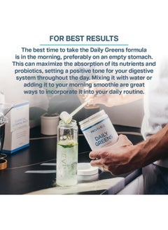 revive Revive Daily Greens Powder Berry 297g - Antioxidant-Rich Greens Supplement with a Berry Flavor  - Image 4