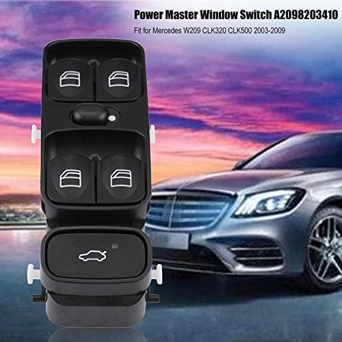 Keenso مفتاح نافذة الطاقة الرئيسي الكهربائي من كينسو لسيارات W209 CLK320 CLK500 2003-2009 - Image 2