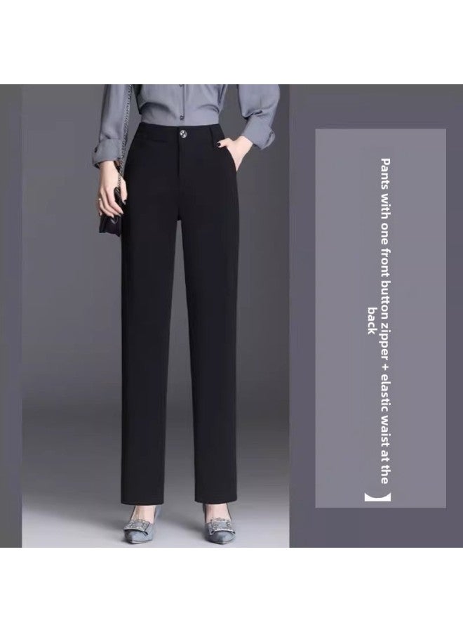 Work Pants Spring And Autumn Dress Pants Professional Dress Casual Women's 2024 New High Waist Straight Pants