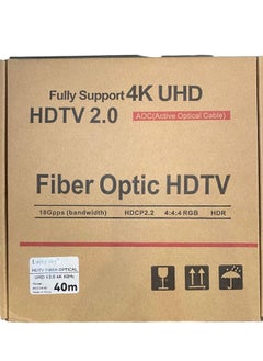 Lucky Sky Lucky Sky LUCKYSKY HDMI Fiber Optic Cable 40 meter, Long 4K Fiber HDMI Cord Supports 4K@60Hz/18Gbps (Bandwidth) HDTV 2.0  - Image 5