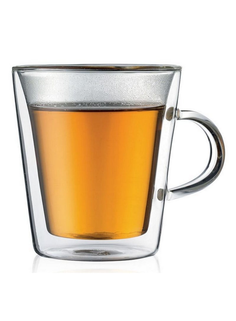 bodum Canteen Double Wall Thermo Glass Mug 2Pcs X 0.2L - Image 3