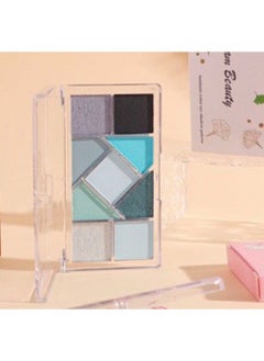 Julystar Luminary Color Eyes Palette - 6 Colors Eye Shadow Palettes, Makeup Eye Shadow Palettes Blue Eye Shadow Eye Green Shadow Waterproof Long Lasting Natural Mixing Pigment Makeup  - Image 5