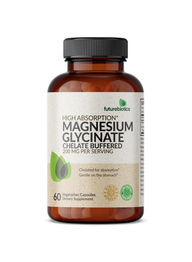 فيوتشر بايوتكس فيوتشربيوتكس، جليسينات المغنيسيوم، 200 ملغ لكل حصة، مُخلَّب لامتصاص عالي، لطيف على المعدة، غير مُعَدَّل وراثيًا، 60 كبسولة نباتية - Image 5
