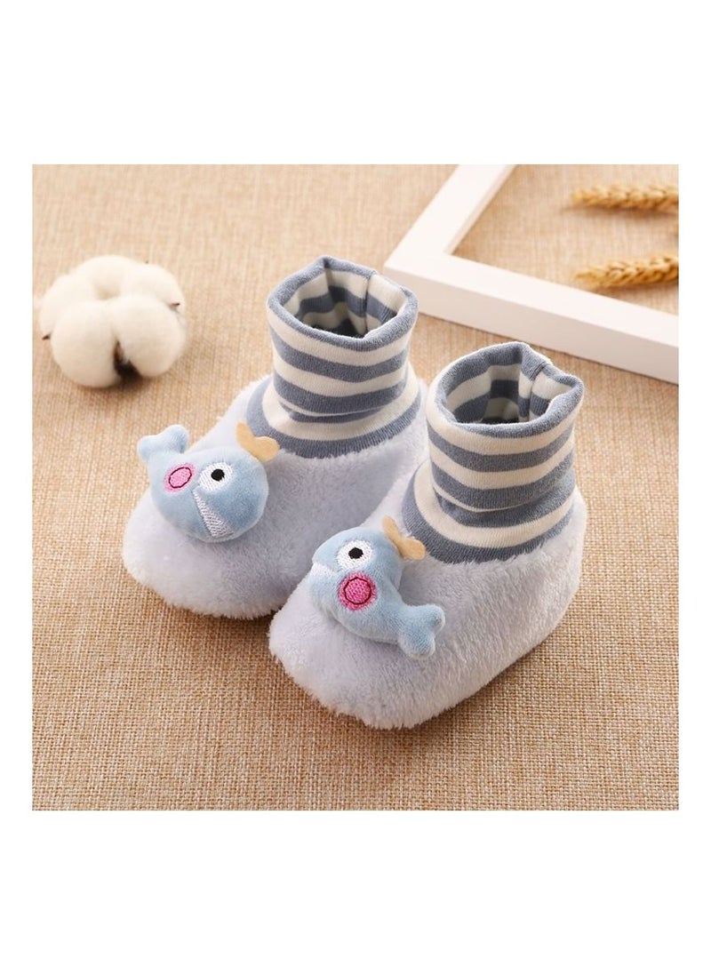 Loquat Suitable For Baby Warm And Comfortable Cotton Shoes 