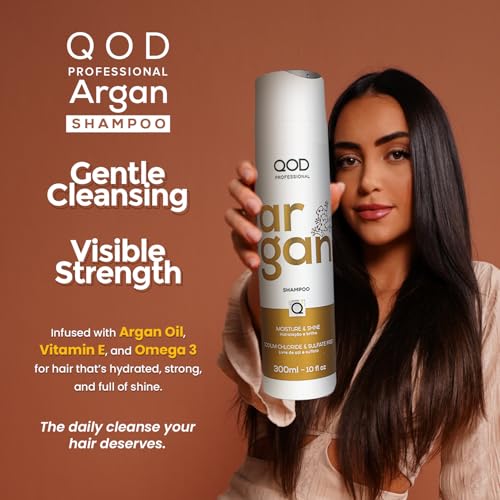 QOD Professional Argan Shampoo – 300ml - Image 3