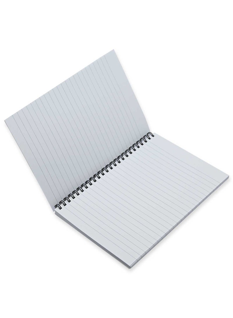 FIS Pack Of 5 Spiral Soft Cover Notebook, 96 Sheets A5 Panda Design 2 -FSNBSSCA596-PAN2 - Image 2