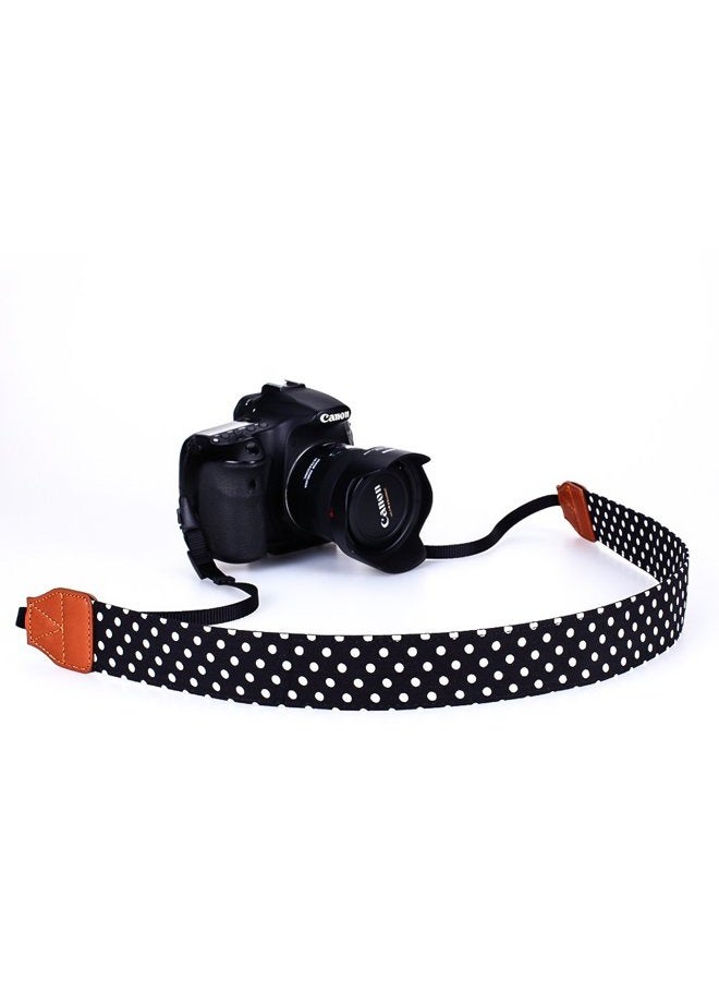 Eorefo Camera Strap Vintage Universal Shoulder Neck Belt Strap for All DSLR Camera Nikon Canon Sony Olympus Samsung Pentax Fujifilm,Black. - Image 4