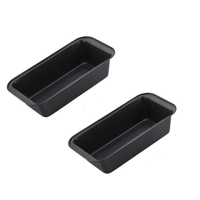 Zollyss Carbon Steel Rectangle Cake Bread Loaf Pan - 2 Piece, Black - Image 5