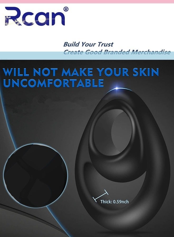 ركان حلقة رياضية مرنة للرجال من السيليكون سهلة التمدد ومقاومة للتمزق ومقاومة للتمزق وتحمل ممتد ومقاومة للماء ومقاومة للاهتراء وناعمة مناسبة للمنزل الرياضي للذكور - Image 4