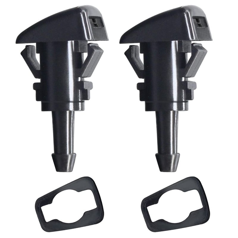 Amavoler Windshield Washer Nozzle Aftermarket Replacement Accessory Fit for KIA Motors RH LH Hyundai Accent Santa Fe Sonata OEM 986303J000 2pcs - Image 2