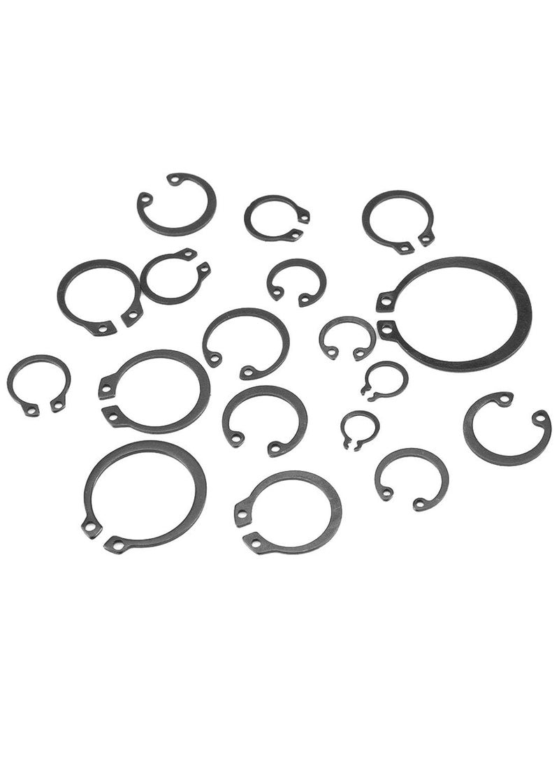 DIY Crafts DIY Crafts Pack Of 6 Set 225x6 Multi Black CClip Assortment Set 225Pcs 18 Sizes Circlip Ring Retaining Ring Assortment External CirclPack Of 6 Set 225x6 Multi Black  - Image 4