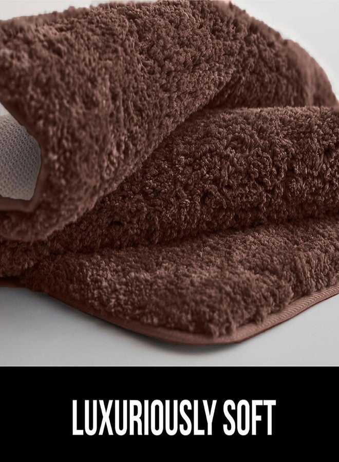 MAXOSHINE Microfiber Bathroom Mat Anti Skid-Highly Absorbent Super Soft Door Mats for Home Kitchen Living Room-2000 GSM Floor Mat (Brown, 50x80 cm-Pack of 1) - Image 3
