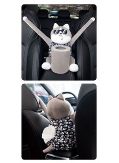 SFMW Gray Dog ​​Hanging Car Tissue Box  - Image 1