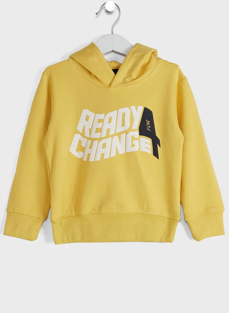 Ripples Kids Printed Hoodie
