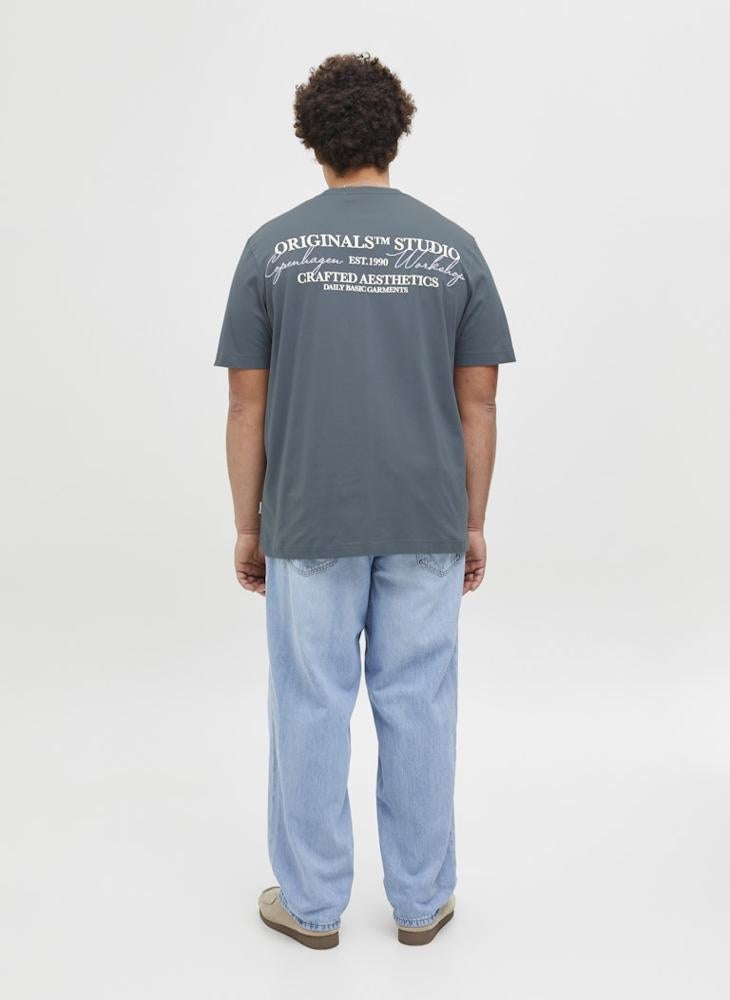 جاك اند جونز تيشيرت بياقة دائرية وشعار - Image 2