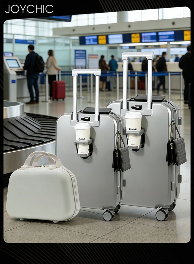 Joychic طقم حقائب 3 قطع حقائب يد حقيبة سفر للأعمال سعة كبيرة حقائب مقاومة للماء مع حامل أكواب ومنفذ شحن USB - 14/20/24 بوصة - Image 1