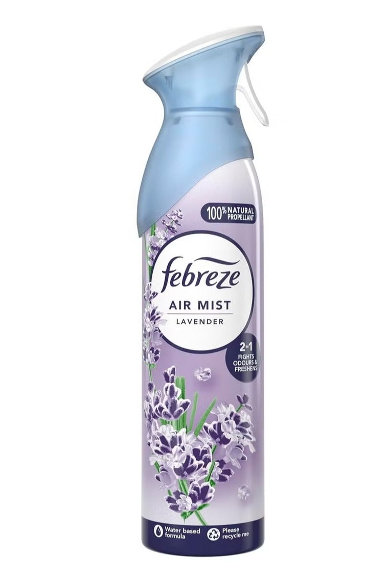 فبريز معطر جو برائحة اللافندر، 2 في 1 يقضي على الروائح وينعش الجو، 185مل - Image 1