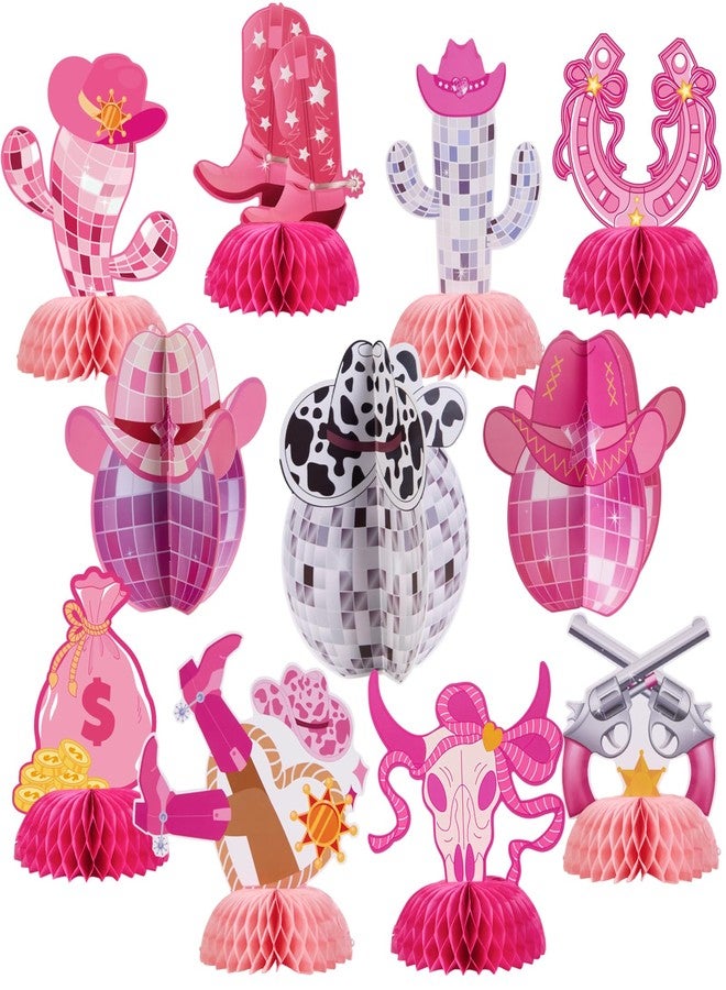 Homarkable Disco Cowgirl Birthday Party Decorations, 11 Pcs Cowgirl Centerpieces for Girls, Western Disco Theme Party Supplies for Teens, or Adults - Image 1