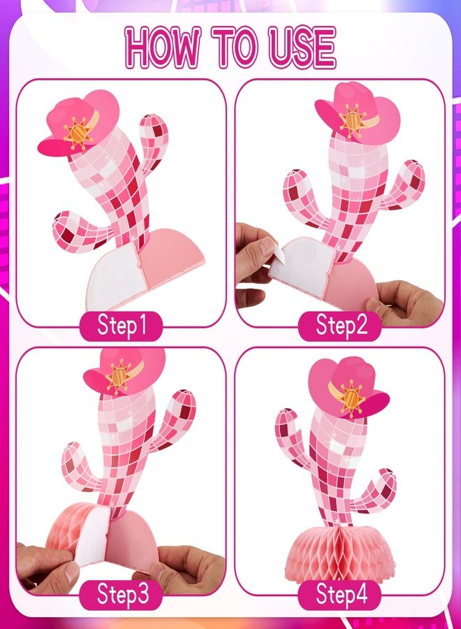 Homarkable Disco Cowgirl Birthday Party Decorations, 11 Pcs Cowgirl Centerpieces for Girls, Western Disco Theme Party Supplies for Teens, or Adults - Image 4