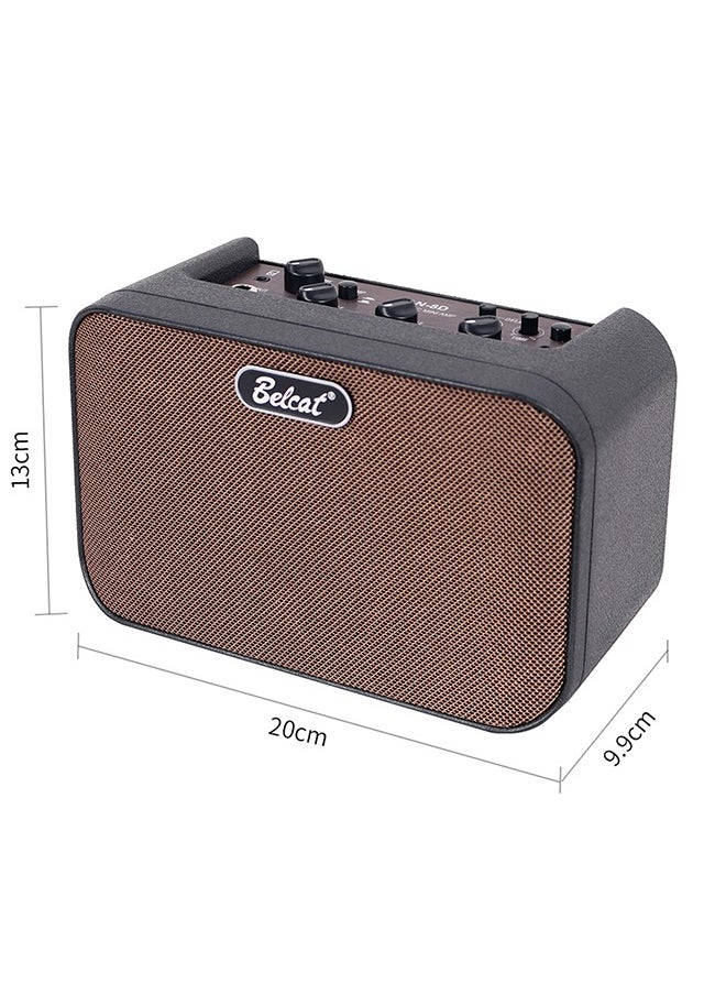 Belcat - Portable 8W Mini Guitar Amplifier for Practice,with Delay Types Effects - Image 1