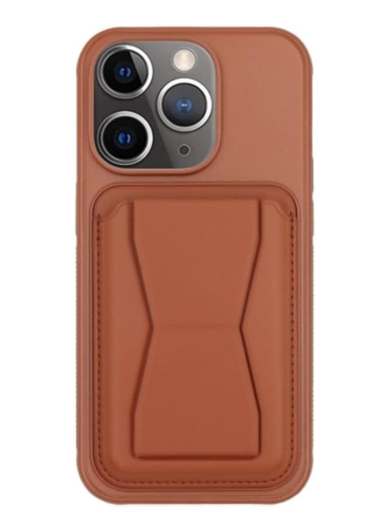 DUSALA iPhone 16 Pro Case with Card Holder Magnetic iPhone 16 Pro Cover Kickstand PU Leather Shockproof Protective Case for iPhone 16 Pro 6.3 Inch - Image 1